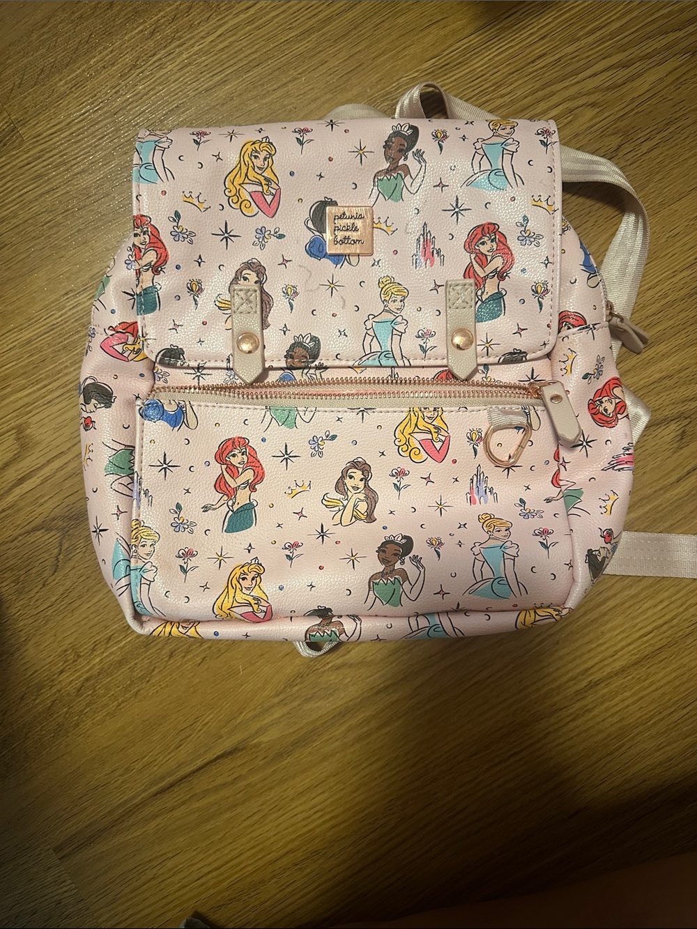 Petunia Pickle Bottom Pink Disney Princess Pattern Mini Backpack